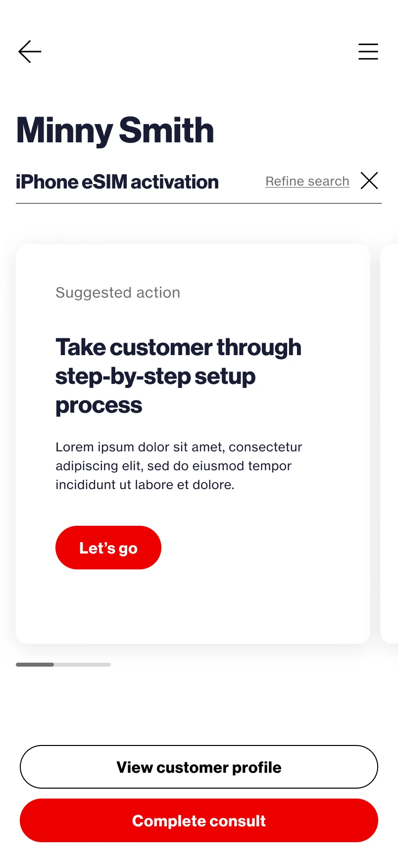 Assisted steps, pocket-size.