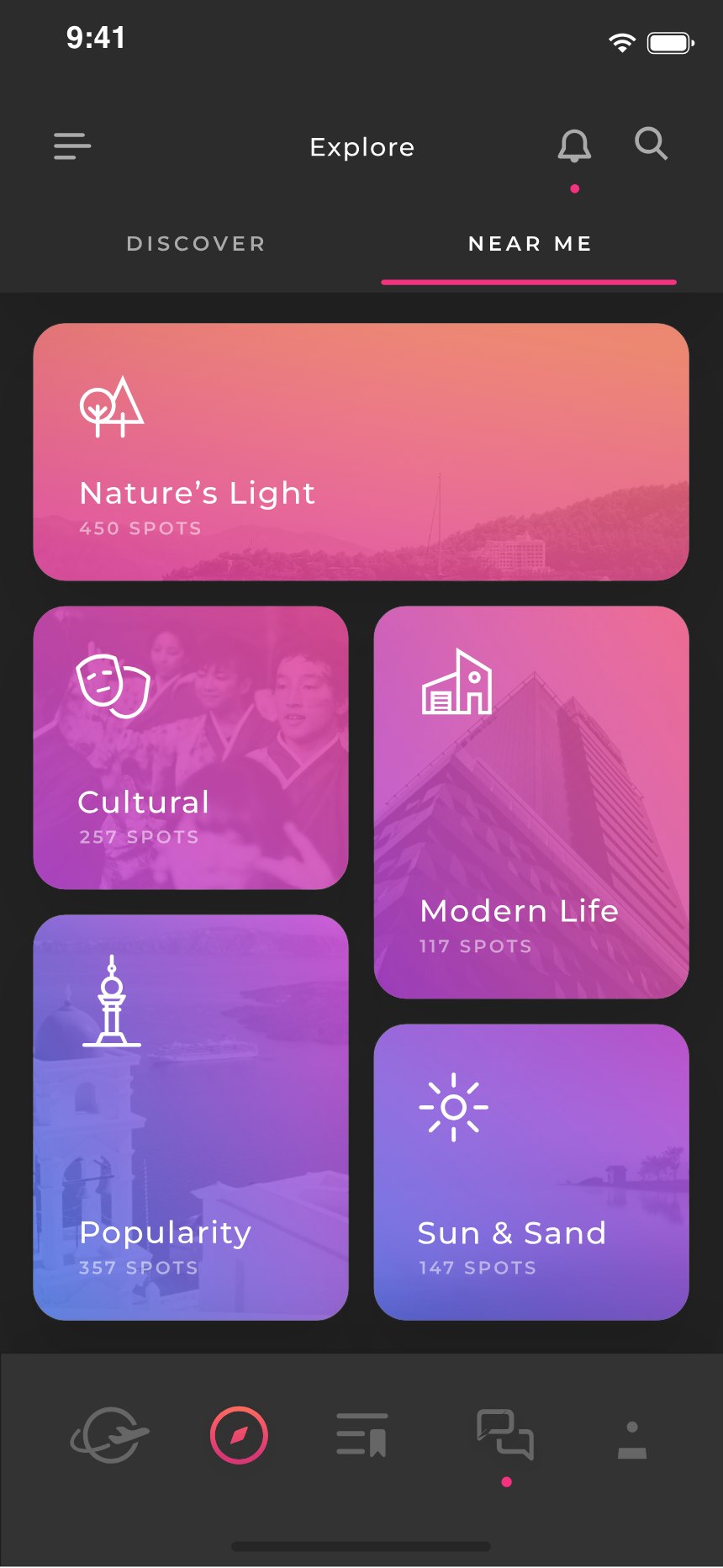 Near me — browsing by mood